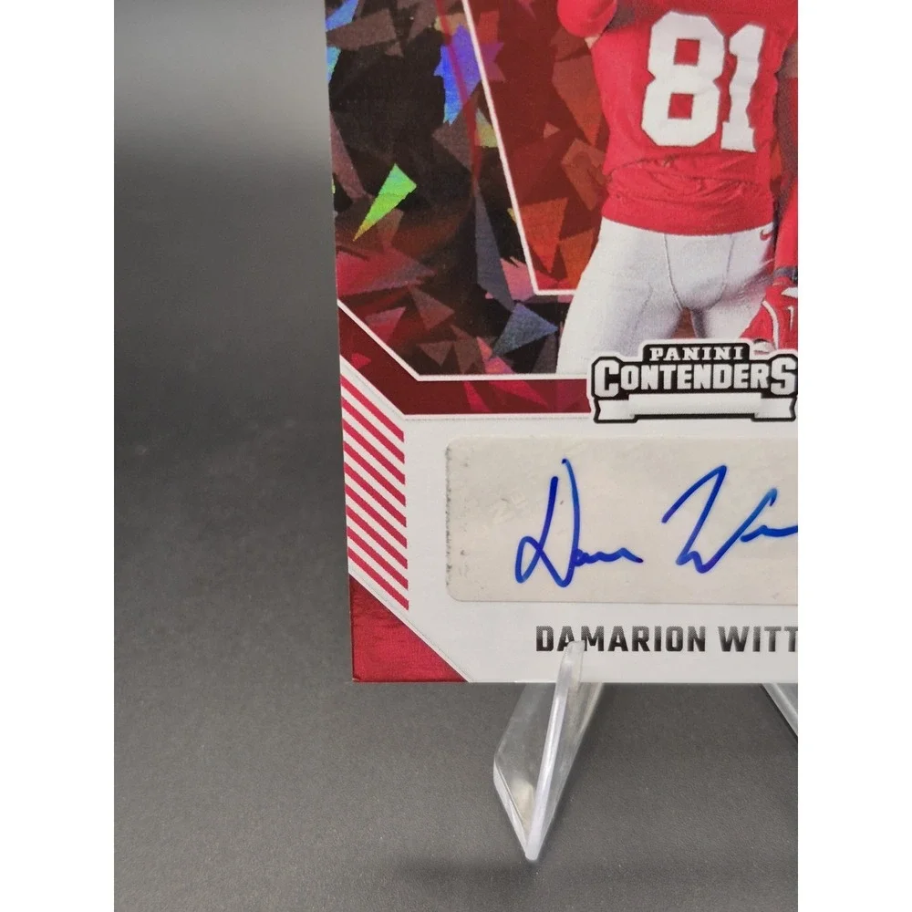 2025 Panini NIL Ohio State Damarion Witten #DW Cracked Ice Auto Miami Redhawks